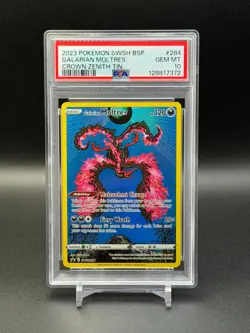 Pokemon Galarian Moltres Shinji Kanda SWSH284 Promo PSA 10 GEM - Image 1