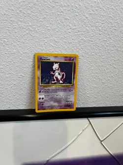 Pokemon TCG Base Set Mewtwo Holo Card 10/102 Rare - Image 3