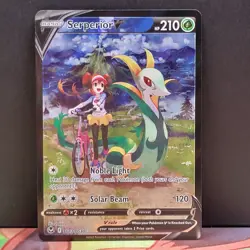 Serperior V TG13/TG30 Silver Tempest Trainer Gallery Full Art Pokemon - Image 1