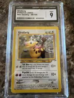 Pokemon TCG Girafarig Neo Destiny 66/105 Regular Unlimited Common - Image 1