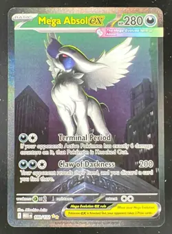 2025 Pokemon Mega Evolution #180/132 Mega Absol ex Special Illustration Rare - Image 1