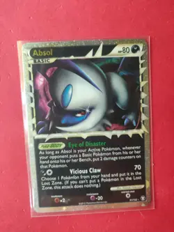 2010 Pokemon TCG Absol PRIME Holo HS Triumphant Set #91/102 LP-NM Holo - Image 1