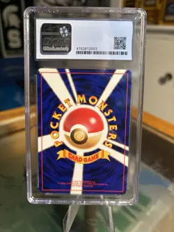 🍭💥SWIRL 💥🍭1997 Japanese Pokemon Rocket Gang Dark Machamp Holo CGC 7.5 Mint - Image 2