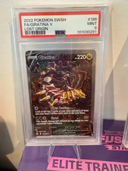 PSA 9 Pokemon TCG SWSH Lost Origin Giratina V 186/196 Alternate Art ENG 2022 - Image 2