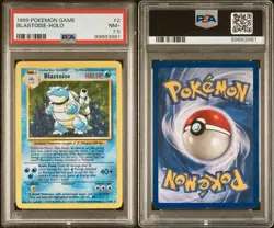 1999 Pokemon TCG Blastoise HOLO Graded PSA 7.5 - Image 3
