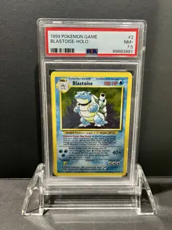 1999 Pokemon TCG Blastoise HOLO Graded PSA 7.5 - Image 5