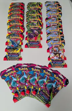 Case Of 24 Pokemon TCG Phantasmal Flames Sleeved Booster Packs. Open Retail Box. - Image 2