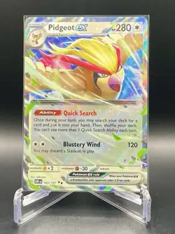 Pidgeot ex 164/197 Obsidian Flames Double Rare Holo Card Pokemon TCG NM/M - Image 1