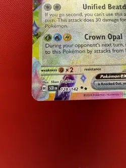 Terapagos ex 128/142 - Stellar Crown - Pokemon TCG - Double Rare NM #970 - Image 4
