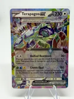 Terapagos ex - 128/142 - Double Rare - Stellar Crown - Pokemon Card - NM/M - Image 1