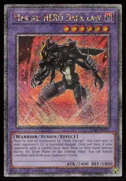 Masked HERO Dark Law RA01-EN025 QCR 1st Edition Yu-Gi-Oh - Image 1