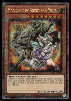 Magicians of Bonds and Unity LEDE-EN000 QCR 1st Edition Yu-Gi-Oh - Image 1