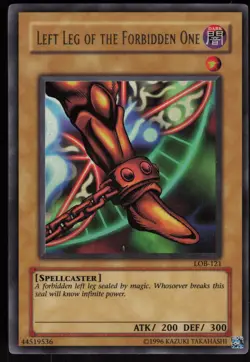 Left Leg of the Forbidden One LOB-121 Ultra Rare Yu-Gi-Oh - Image 1
