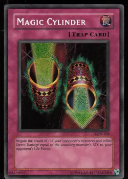 Magic Cylinder LON-104 Secret Rare REVERSE FOIL ERROR Yu-Gi-Oh - Image 1