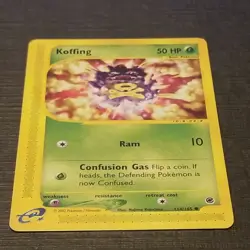 KOFFING 114/165 - NON-HOLO - Expedition - eREADER - WOTC POKEMON CARD - NM - Image 3