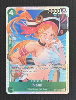 One Piece #OP14-031 Nami SR Super Rare The Azure Sea's Seven - Image 1