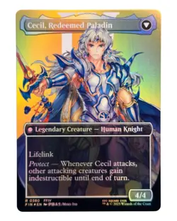 MTG | Cecil, Dark Knight / Cecil, Redeemed Paladin | Final Fantasy | Foil | NM - Image 2