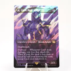 Cecil, Dark Knight Borderless Surge Foil 525 Final Fantasy MTG NM See Video - Image 1
