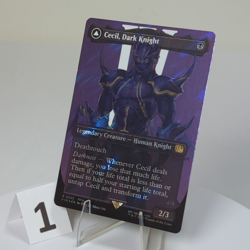 Cecil, Dark Knight Borderless Surge Foil 525 Final Fantasy MTG NM See Video - Image 2
