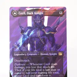 Cecil, Dark Knight Borderless Surge Foil 525 Final Fantasy MTG NM See Video - Image 4