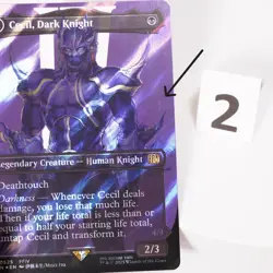 Cecil, Dark Knight Borderless Surge Foil 525 Final Fantasy MTG NM See Video - Image 5