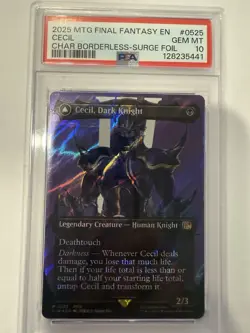 PSA 10 Surge Foil Final Fantasy Cecil Dark Knight Paladin 0525 MTG - Image 1