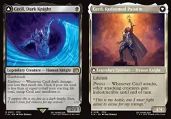 Cecil, Dark Knight // Cecil, Redeemed Paladin - Foil FIN NM MTG - Image 1