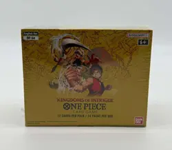 One Piece TCG Kingdoms of Intrigue OP-04 Booster Box Sealed - Image 1