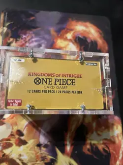 One Piece OP04 Kingdoms of Intrigue Display Booster Box English TCG OP-04 Sealed - Image 4