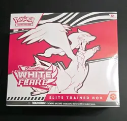 Pokemon White Flare ETB Elite Trainer Box TCG, New Sealed - Image 1