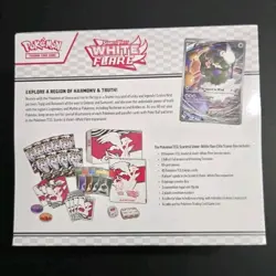 Pokemon White Flare ETB Elite Trainer Box TCG, New Sealed - Image 4