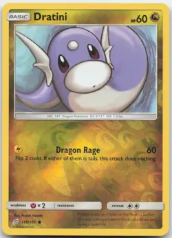 Dratini 116/181 Reverse Holo SM - Team Up Pokemon Card NM - Image 1