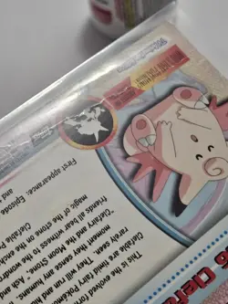 Holo Foil #36 CLEFABLE Pokemon Topps TV Animation Edition Card 1999 (crease) - Image 4