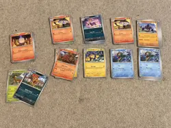 Pokemon TCG White Flare Bulk Bundle Non Holo x92 cards - Image 1
