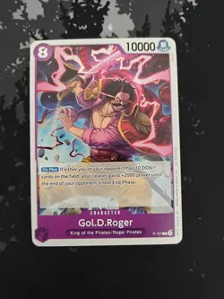 One Piece Gol D. Roger Promo P-107 Card English Edition - Image 1