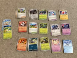 Journey Together Pokemon Card Bundle- Non Holo - X154 cards - Image 1