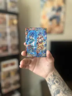 Dragon Ball Super Son Goku & Vegeta Apex of Power BT16-152 Full Art Foil Card - Image 1