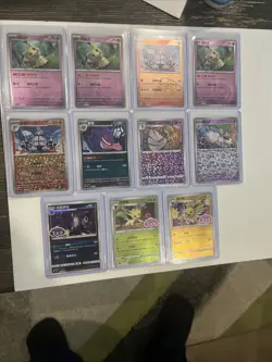 Pokemon Lot of 11 S-Chinese MINT CONDITION GEM2&GEM3 Holo & Stamped Cards - Image 1