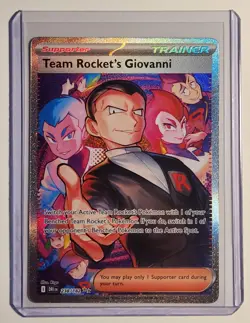 Pokemon TCG Destined Rivals Team Rockets Giovanni Card 238/182 - Image 1