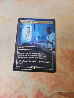 Permission Denied Borderless Universes Beyond Jurassic World MTG NM - Image 1