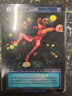 NM FOIL Lilith Unique Sorcery Contested Realm Gothic - Image 1