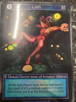 NM FOIL Lilith Unique Sorcery Contested Realm Gothic - Image 3