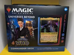 Magic The Gathering Doctor Who Masters of Evil Commander Deck EDH Dr Who - Image 1