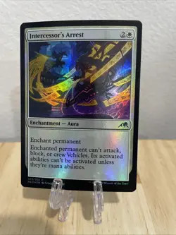 MTG Intercessor's Arrest FOIL #020/302 Kamigawa: Neon Dynasty NM/M - Image 1