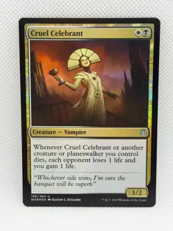 Cruel Celebrant War of the Spark Regular Foil 188/264 - Image 1