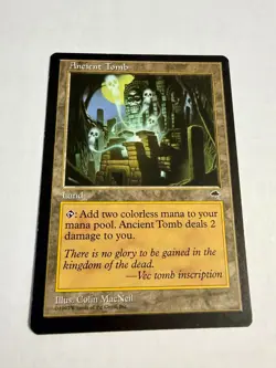 Ancient Tomb Tempest MTG Magic the Gathering LP-/MP+ - Image 1