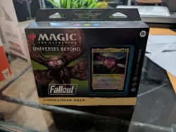 Universes Beyond: Fallout Commander Deck - Mutant Menace MTG Brand New Sealed 195166228532 - Image 1