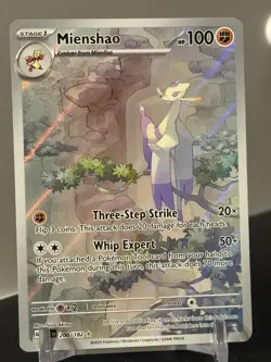 Mienshao 200/182 SV Paradox Rift Illustration Rare Pokemon NM - Image 1