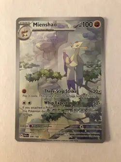 Mienshao 200/182 SV Paradox Rift Illustration Rare Pokemon NM - Image 1