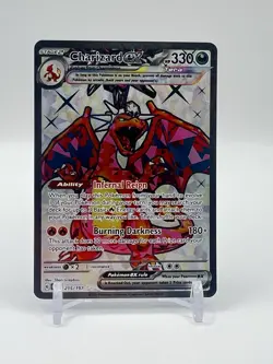 Pokemon TCG Charizard EX Obsidian Flames Holo Ultra Rare Card 215/197 - Image 1